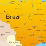 Brazil map used to illustrate the story. [Photo credit: Samba – Taste of Brazil]